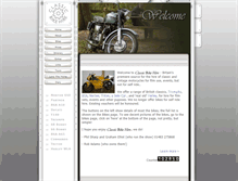 Tablet Screenshot of classicbikehire.com